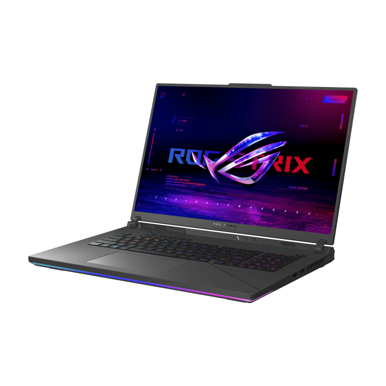 "laptop gaming asus rog strix g18, g814jvr-n6041, 18-inch, qhd+ 16:10 (2560 x 1600, wqxga), rog nebula display, i9-14900hx, intel® uhd graphics, rtx 4060, 240hz, 2x ddr5 so-dimm slots 2x pcie, ddr5 32gb, 2tb pcie® 4.0 nvme™ m.2 ssd, 500nits, anti-glare di,  Laptopuri | electropc.ro