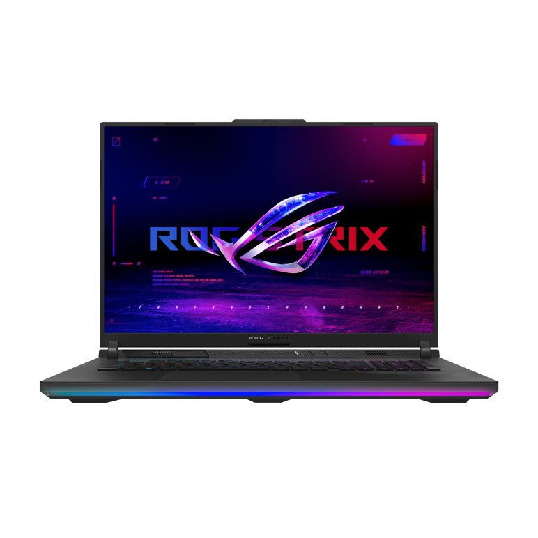 "laptop gaming asus rog strix scar 18, g834jyr-r6084, 18-inch, qhd+ 16:10 (2560 x 1600, wqxga), rog nebula hdr display, i9-14900hx, intel® uhd graphics, rtx 4090, 240hz, 2x ddr5 so-dimm slots 2x pcie, ddr5 32gb, 2tb pcie® 4.0 nvme™ m.2 performance ssd, 11,  Laptopuri | electropc.ro