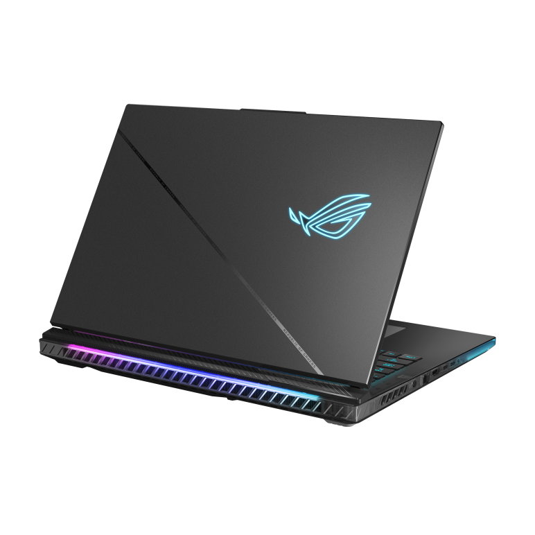 "laptop gaming asus rog strix scar 18, g834jyr-r6084, 18-inch, qhd+ 16:10 (2560 x 1600, wqxga), rog nebula hdr display, i9-14900hx, intel® uhd graphics, rtx 4090, 240hz, 2x ddr5 so-dimm slots 2x pcie, ddr5 32gb, 2tb pcie® 4.0 nvme™ m.2 performance ssd, 11,  Laptopuri | electropc.ro