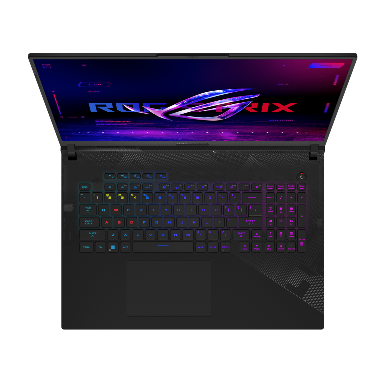"laptop gaming asus rog strix scar 18, g834jyr-r6084, 18-inch, qhd+ 16:10 (2560 x 1600, wqxga), rog nebula hdr display, i9-14900hx, intel® uhd graphics, rtx 4090, 240hz, 2x ddr5 so-dimm slots 2x pcie, ddr5 32gb, 2tb pcie® 4.0 nvme™ m.2 performance ssd, 11,  Laptopuri | electropc.ro