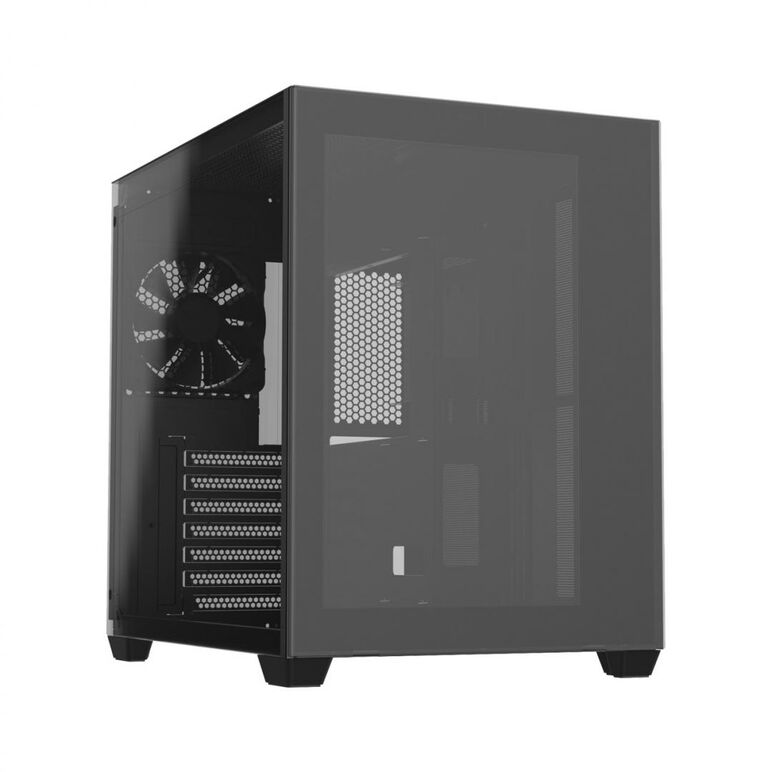Carcasa fortron cmt380 mid tower negru,  Carcase | electropc.ro