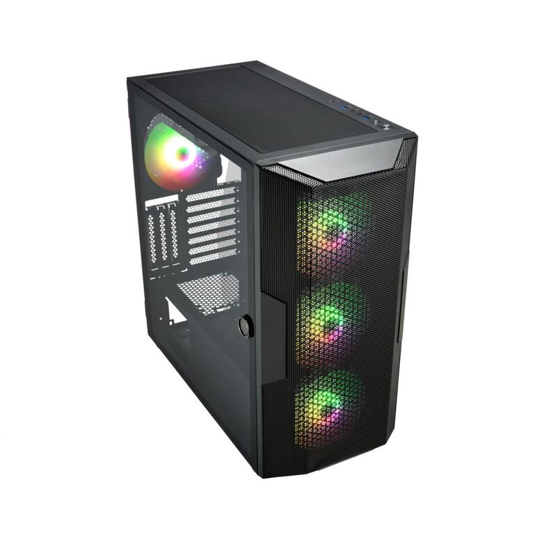 Carcasa fortron cut592 full tower argb negru,  Carcase | electropc.ro