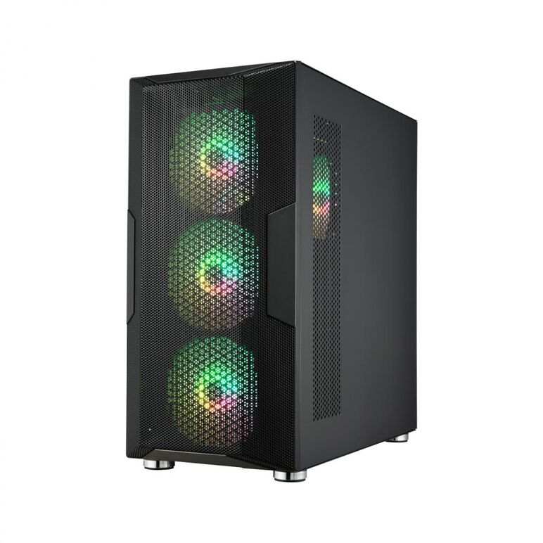 Carcasa fortron cut592 full tower argb negru,  Carcase | electropc.ro