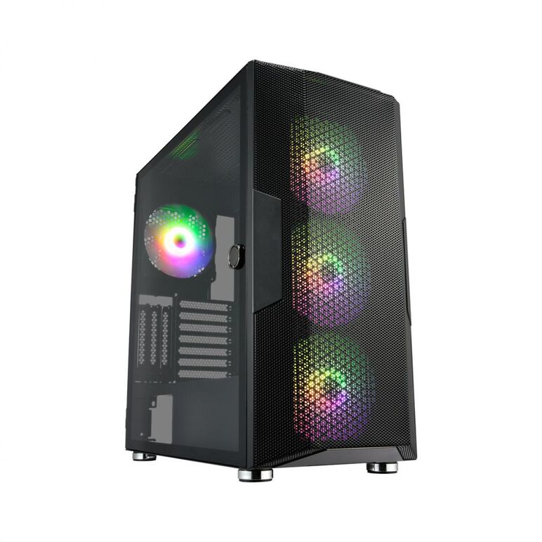Carcasa fortron cut592 full tower argb negru,  Carcase | electropc.ro