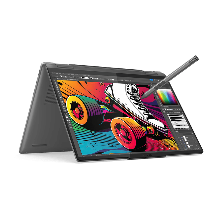 Laptop lenovo yoga 7 2-in-1 14iml9, 14" wuxga (1920x1200) oled 400nits glossy / anti-fingerprint, 100% dci-p3, 60hz, dolby® vision®, displayhdr™ true black 500, tÜv low blue light, glass, touch, intel® core™ ultra 5 125h, 14c (4p + 8e + 2lpe) / 18t, max t,  Laptopuri | electropc.ro