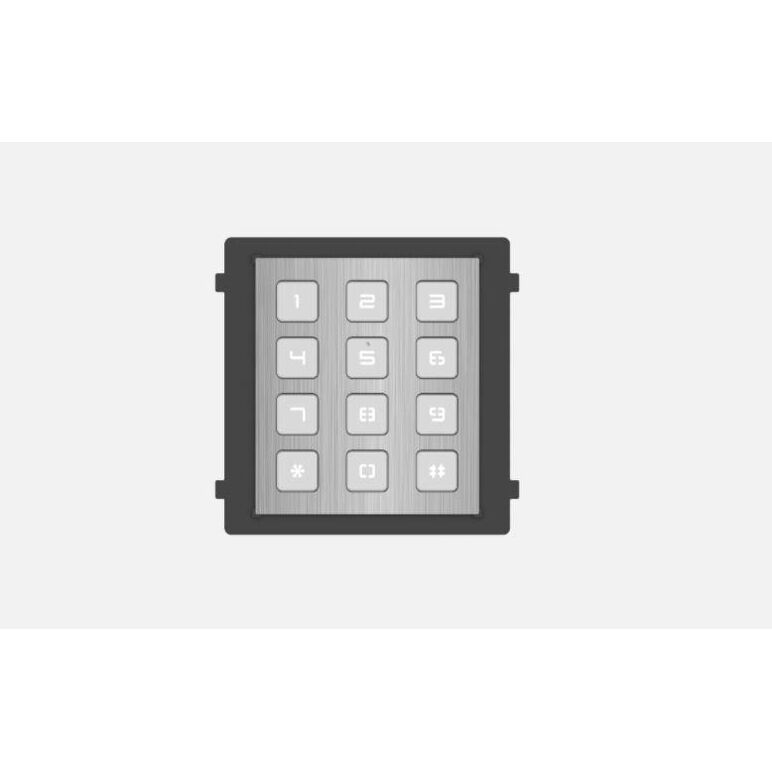 Modul de extensie videointerfon cu tastatura hikvision ds-kd- kp/s;.permite formarea codului de apartament sau a codului de acces; montaj aplicat sau ingropat (accesoriile de montaj nu sunt incluse); iluminare pe timp de noapte; protectie: ip65, ik7; dime,  Video | electropc.ro