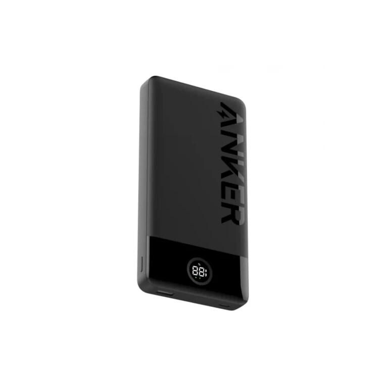 Baterie externa anker 10000mah, 12w , 1 x usb, 1 x usb type-c, digital display pt. status baterie, negru,  Baterii portabile | electropc.ro