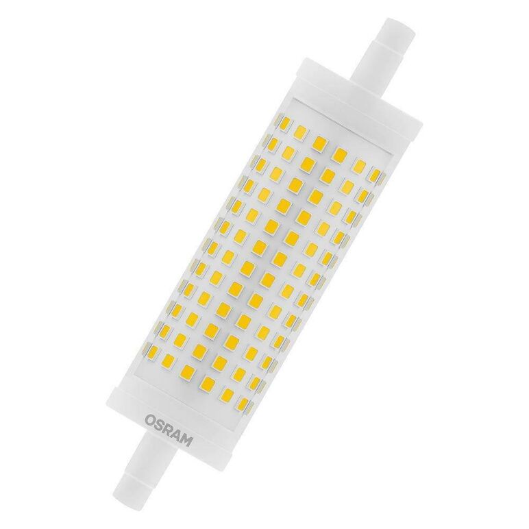 Bec led osram line, r7s, 18.2w (10w), 2452 lm, lumina calda (2700k), 118mm, Ø29mm,  Becuri si Tuburi LED | electropc.ro