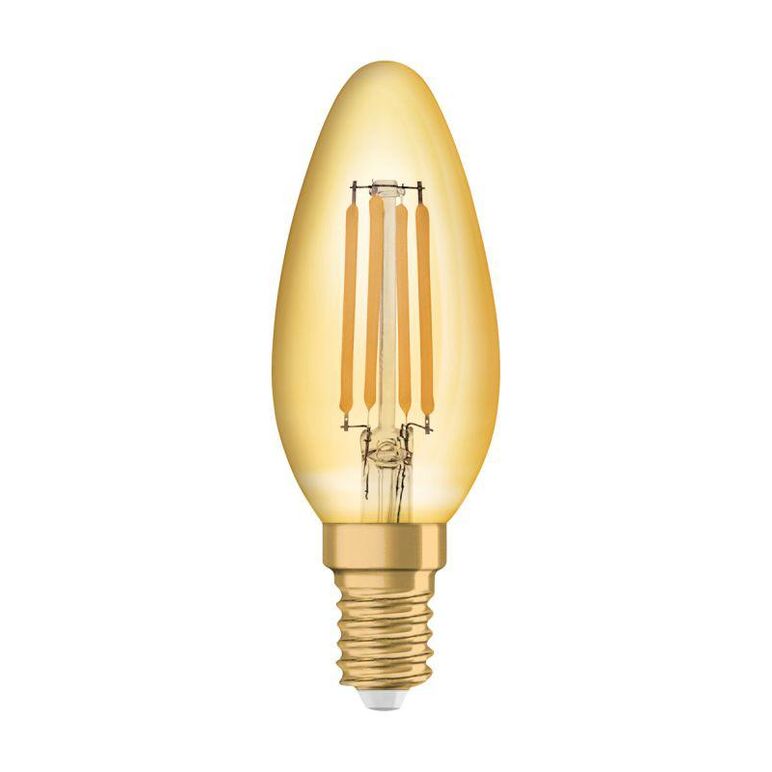 Bec led osram vintage 1906 clas b, e14, 4w (35w), 410 lm, lumina calda (2400k), cu filament,  Becuri si Tuburi LED | electropc.ro