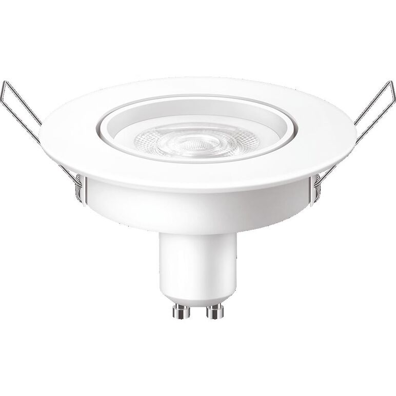 Bec led spot philips, gu10, 4.7w (50w), 345 lm, lumina calda (2700k), 9cm, alb,  Becuri si Tuburi LED | electropc.ro