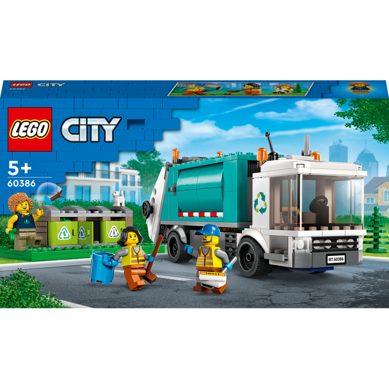 Camion de reciclare, lego 60386,  Seturi de constructie | electropc.ro