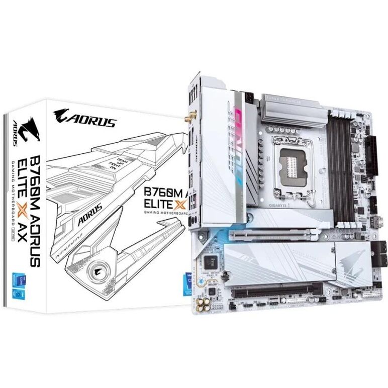 Placa de baza gigabyte b760m aorus elite x ax lga1700,  Placi de baza | electropc.ro