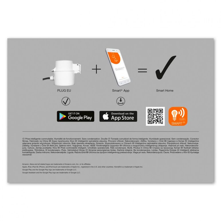 Priza inteligenta de exterior ledvance smart+ wifi, 16a, 3680w, ip44, cablu 1.5m, compatibila google assistant, amazon alexa,  Accesorii iluminat de interior | electropc.ro