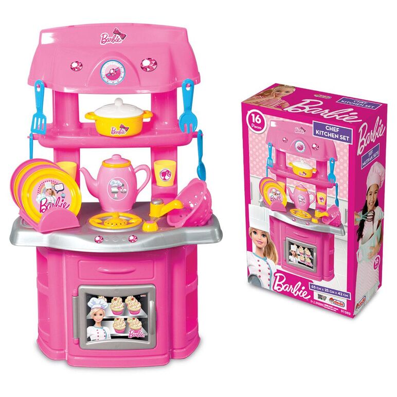 Set bucatarie cu accesorii, barbie,  Papusi | electropc.ro