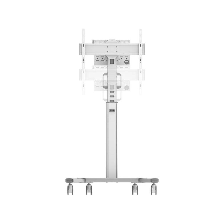 Stand podea mobil/fix neomounts fl50s-825wh1; pentru display-uri cu diagonale 37"-75", sistem de prindere vesa 100x100~600x400, greutate maxima suportata 70kg, fix, inaltime reglabila manual 1040-1570mm (4 presetari); management cabluri, manere practice, ,  Suporturi TV & Monitor | electropc.ro