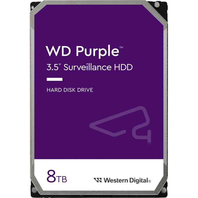 Hdd intern wd  8tb sata-iii 5640rpm 256mb purple,  Hard Disk-uri SurveiIlance | electropc.ro