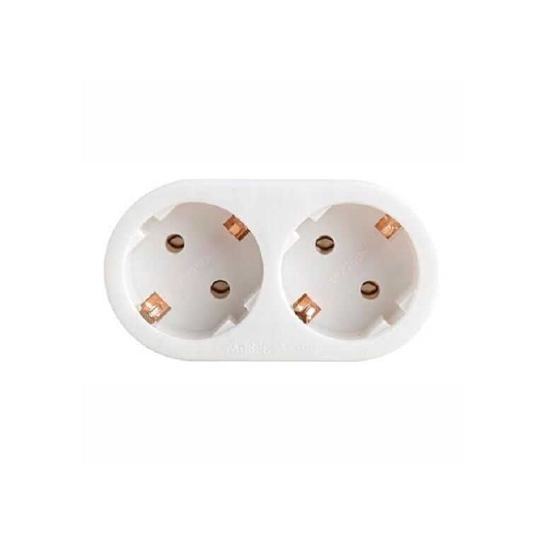Multistecker bachmann, 2 prize, putere maxima: 3600w, tensiune alimentare: 230v, amperaj: 16a, culoare alba,  Accesorii iluminat de interior | electropc.ro