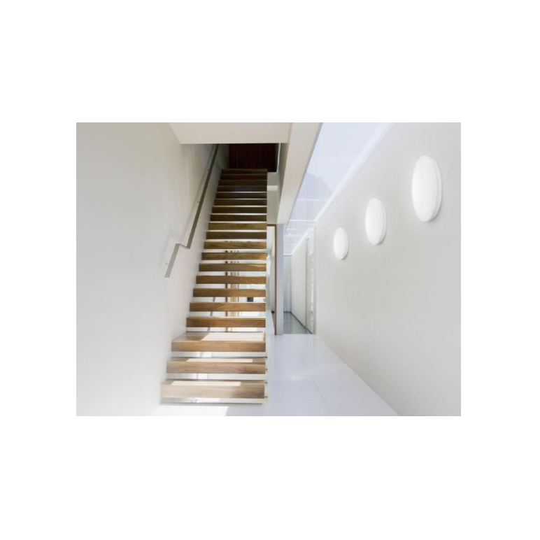 Plafoniera led pentru exterior ledvance surface slim round 260, 26w, 2730 lm, lumina neutra (4000k), ip65/ik10, Ø260x55mm, alb,  Aplice de exterior | electropc.ro