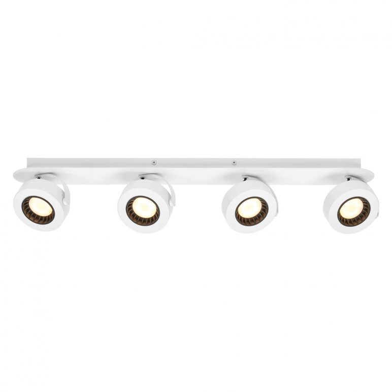 Spot led cvadruplu ajustabil ledvance decor venus, 21w, 2000 lm, lumina calda (3000k), ip20, 695mm, alb, clasa energetica f,  Spoturi aplicate | electropc.ro