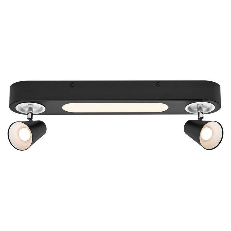 Spot led dublu ajustabil ledvance decor neptune, 20w, 1630 lm, lumina calda (3000k), ip20, 508mm, negru, clasa energetica f,  Spoturi aplicate | electropc.ro