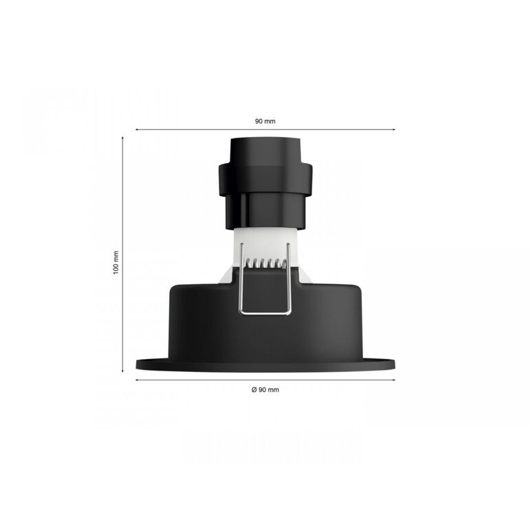 Spot led rgb incastrat philips hue centura, bluetooth, gu10, 5.7w, 350 lm, lumina alba si color (2000-6500k), ip20, 9cm, alb,  Aplice de exterior | electropc.ro
