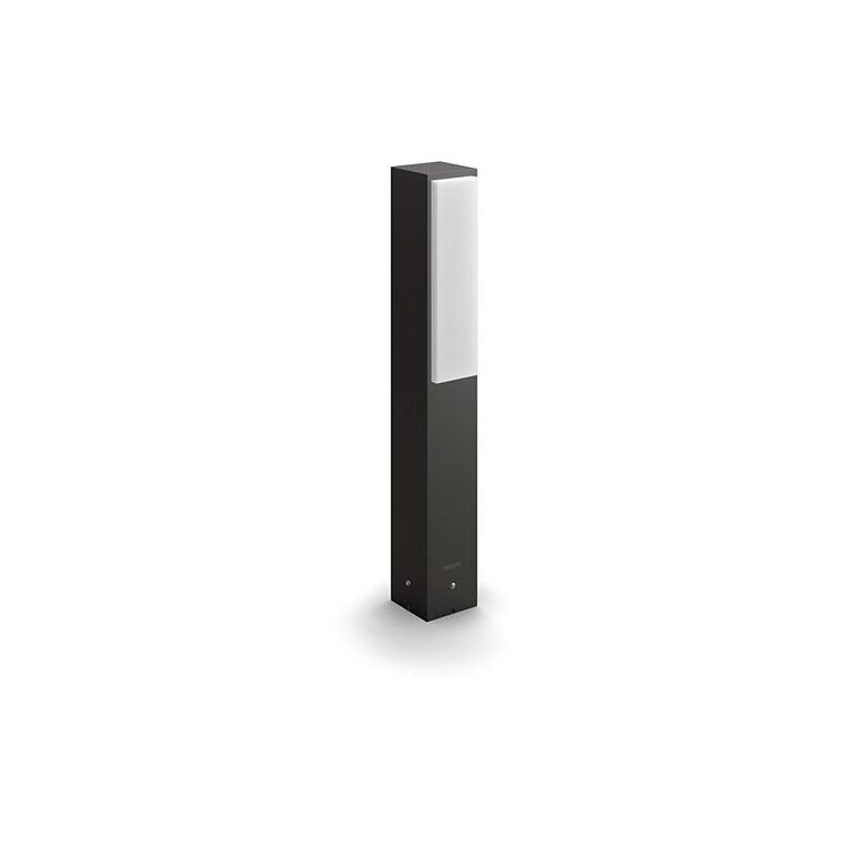 Stalp led pentru exterior philips stratosphere, 3.8w, 800 lm, lumina calda (2700k), ip44, 420x60x76mm, antracit,  Aplice de exterior | electropc.ro