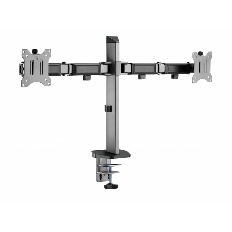 Suport 2 monitoare serioux mm55-c024, compatibilitate  dimensiune ecran 17"-32",  greutate maximă suportata: (per ecran): 9kg, vesa: 75x75, 100x100, inclinare: +70°~-70°, pivotare: +90°~-90°, rotația ecranului: + 180°~-180°, instalare: clemă, grommet, gro,  Suporturi TV & Monitor | electropc.ro