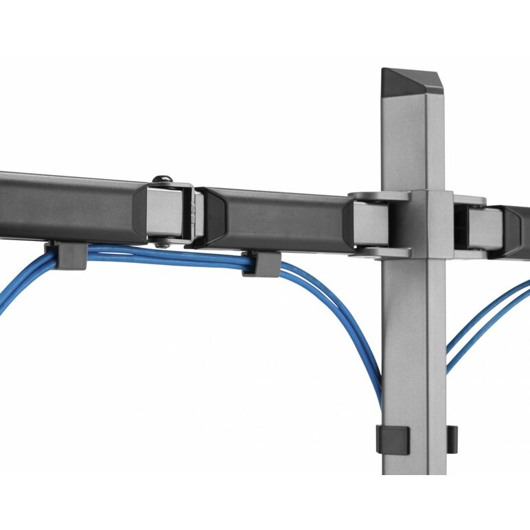Suport 2 monitoare serioux mm55-c024, compatibilitate  dimensiune ecran 17"-32",  greutate maximă suportata: (per ecran): 9kg, vesa: 75x75, 100x100, inclinare: +70°~-70°, pivotare: +90°~-90°, rotația ecranului: + 180°~-180°, instalare: clemă, grommet, gro,  Suporturi TV & Monitor | electropc.ro