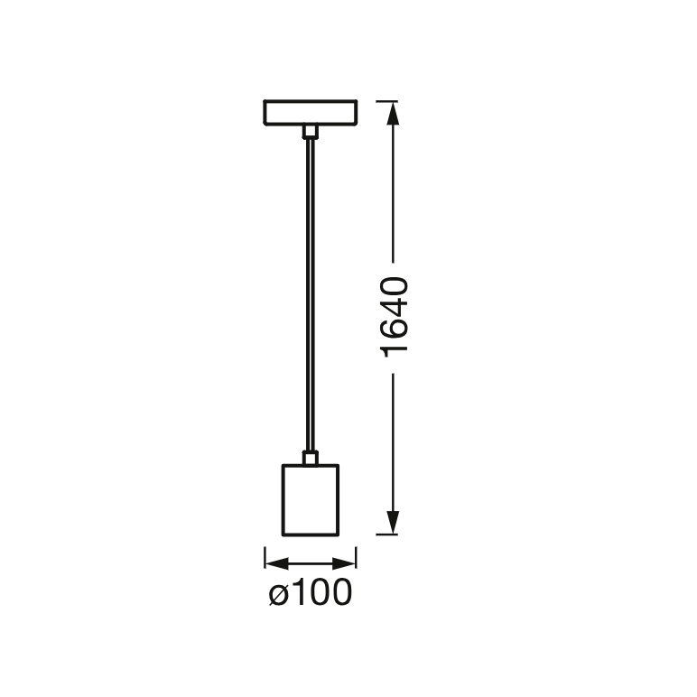 Pendul ledvance vintage 1906 round cromat, e27, max. 15w led, metal, ip20, Ø100mm, cablu 1.5m, bec neinclus,  Lampi de interior | electropc.ro