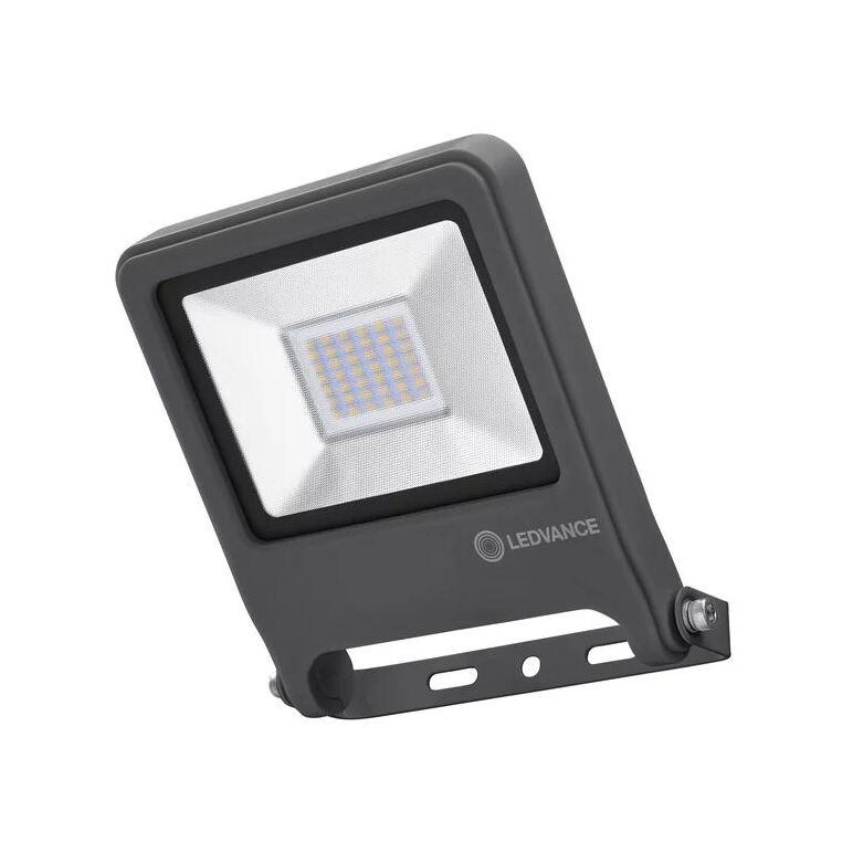 Proiector led ledvance endura flood, 30w, 220-240v, 2700 lm, lumina neutra (4000k), ip65, 193x170x39mm, aluminiu, gri,  Proiectoare | electropc.ro