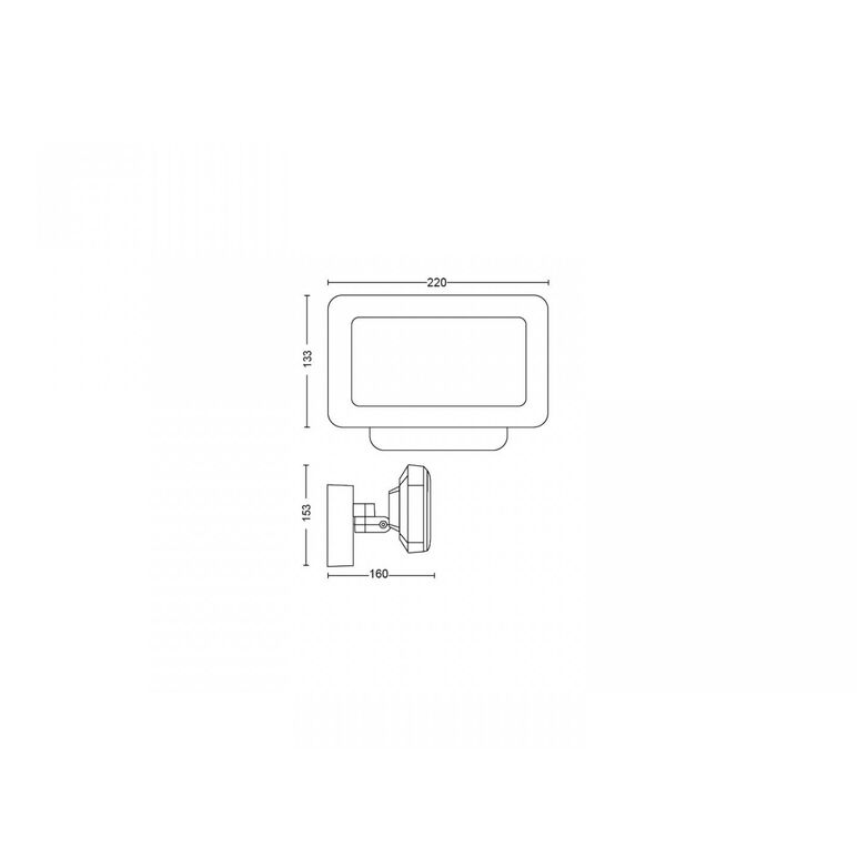 Proiector led rgb inteligent philips hue discover, 2x15w, 2300 lm, lumina alba si color (2000-6500k), ip44, 160x220x153mm, negru,  Proiectoare | electropc.ro