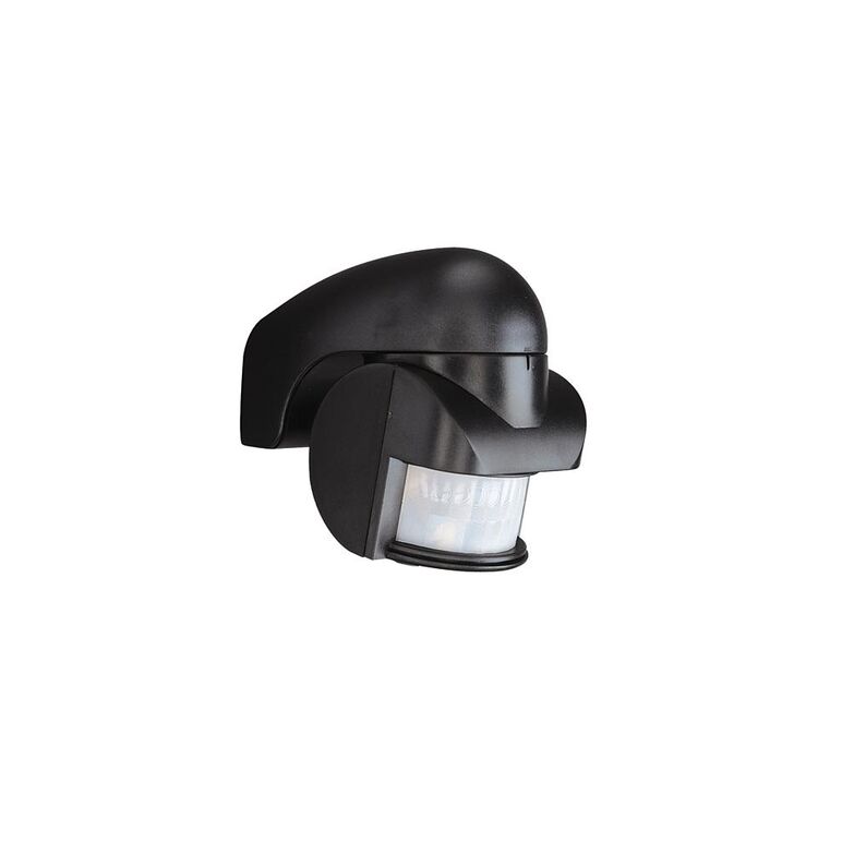 Senzor miscare pentru exterior philips virginia 180°, pir, ip44, negru,  Aplice | electropc.ro