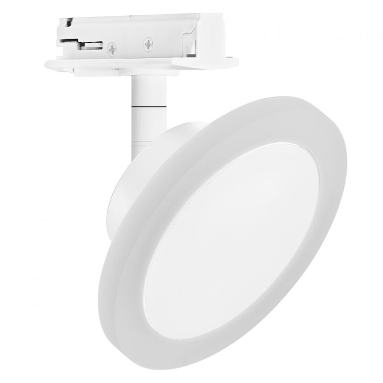 Spot led inteligent pe sina ledvance smart+ wifi tracklight spot circle, 6.5w, 480 lm, lumina alba (3000-6500k), dimabila, ip20, reglabil, Ø120x95mm, alb,  Lampi de interior | electropc.ro