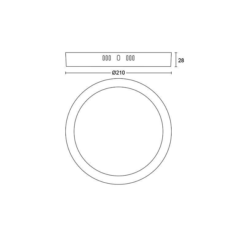 Spot philips magneos dl252, 12w, 1150 lm, lumina calda (2700k), ip20, 21cm, negru,  Lampi de interior | electropc.ro