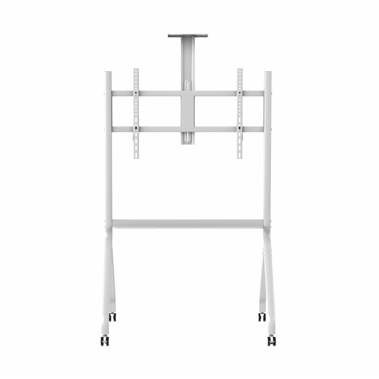 Stand tv mobil serioux tv213ca, dimensiuni: 1050x755x2320mm, compatibilitate max vesa:  900x600mm, compatibilitate tv:  55"-100", greutate maximă suportata: 120 kg, baza cu 4 roti, raft multifunctional, alb,  Suporturi TV & Monitor | electropc.ro