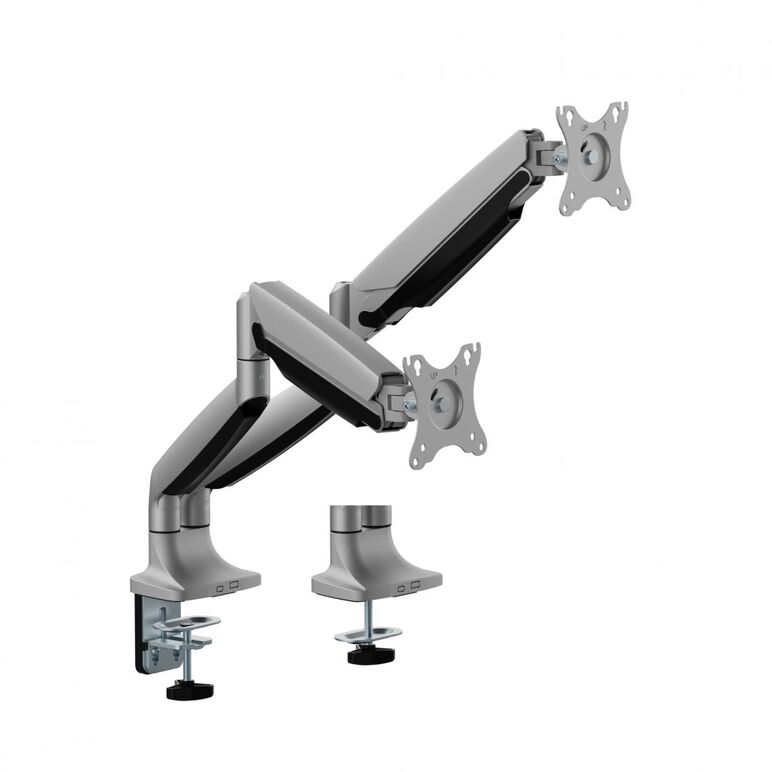 Suport 2 monitoare serioux mm82-c024, compatibilitate  dimensiune ecran 17"-35",  greutate maximă suportata: (per ecran): 1~16kg,, vesa: 75x75, 100x100,, management cabluri,  Suporturi TV & Monitor | electropc.ro
