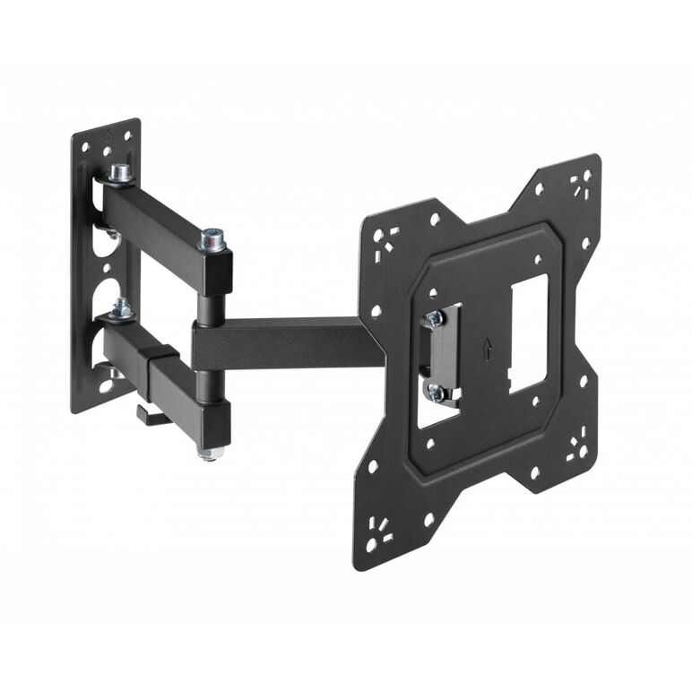 Suport tv serioux lcd/led, tv68-223, compatibilitate  dimensiune ecran 23"-43", material otel, vesa:100x100, 100x200, 200x100, 200x200, greutate maximă suportata: 30 kg, profil: 56~378mm, inclinare: ＋3°～-10°, pivotare: +90°~-90°, management cabluri, negru,  Suporturi TV & Monitor | electropc.ro