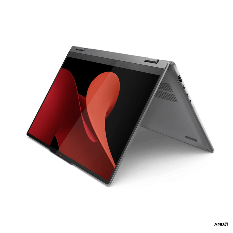 Laptop lenovo ideapad 5 2-in-1 16ahp9, 16" wuxga (1920x1200) ips 300nits glossy, 45% ntsc, 60hz, tÜv low blue light, glass, touch, amd ryzen™ 7 8845hs (8c / 16t, 3.8 / 5.1ghz, 8mb l2 / 16mb l3), video integrated amd radeon™ 780m graphics, ram 16gb soldere,  Laptopuri | electropc.ro