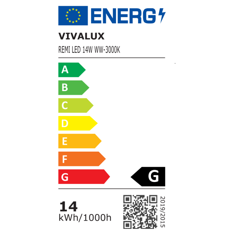 Pendul led vivalux remi, 1xe27, 14w, 1150 lm, lumina calda (3000k), 100°, ip20, Ø160x1000mm, 25000h, alb,  Lampi de interior | electropc.ro
