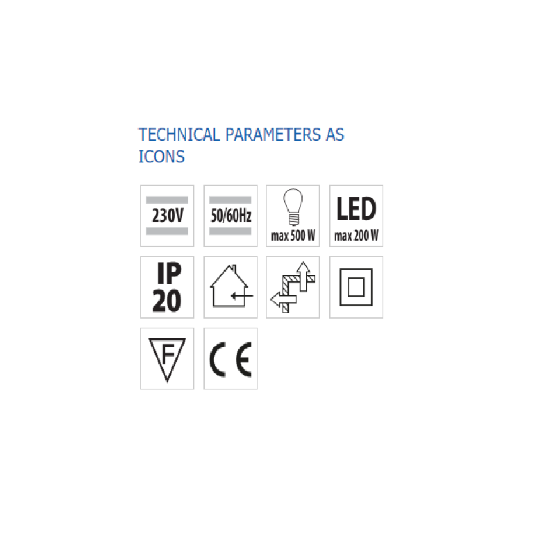 Senzor de miscare incastrat, pentru doza de derivatie, ir vivalux zulu, 230v, ip20, 48.5x48.5mm, incandescent 500w, led 200w, alb,  Aplice | electropc.ro