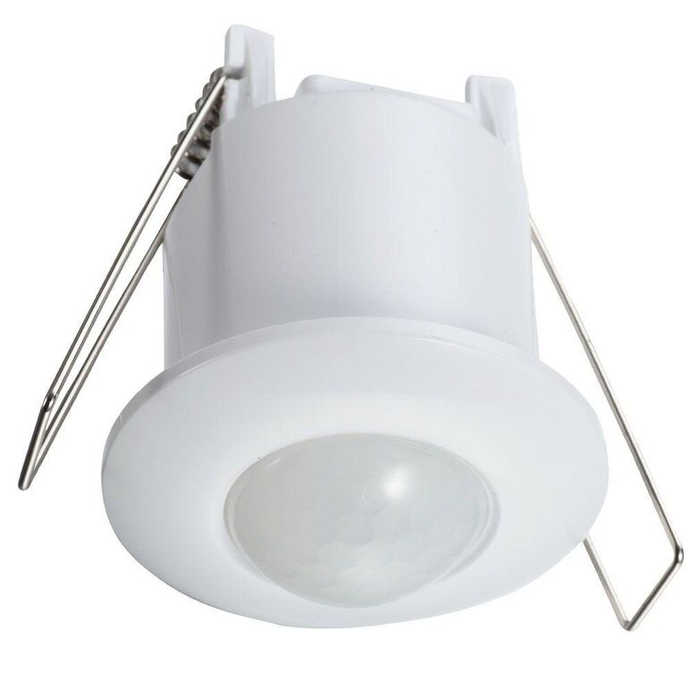 Senzor de miscare incastrat ir vivalux kylo, 230v, ip20, Ø50x66.5mm, incandescent 800w, led 400w, alb,  Aplice | electropc.ro
