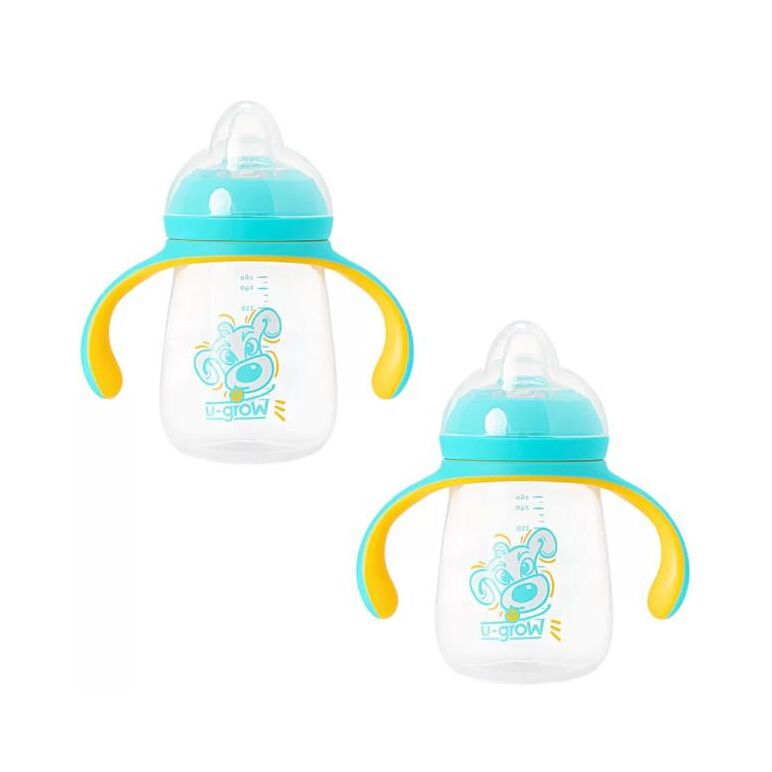 Set 2 cani cu cioc din silicon, 260 ml,  Cani & Pahare & Accesorii Bebe | electropc.ro