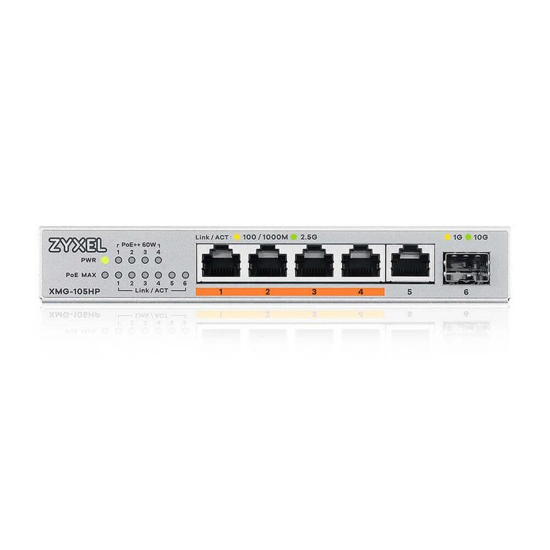 Switch zyxel xmg105h 5port poe  1 spf+,  Switch-uri | electropc.ro