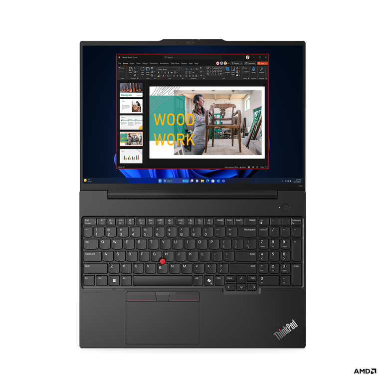 "laptop lenovo thinkpad e16 gen 2 (amd); 16" wuxga; amd ryzen 5 7535hs; integrated amd radeon 660m graphics; ram 16gb, ssd 512gb, 3yo dos,  Laptopuri | electropc.ro