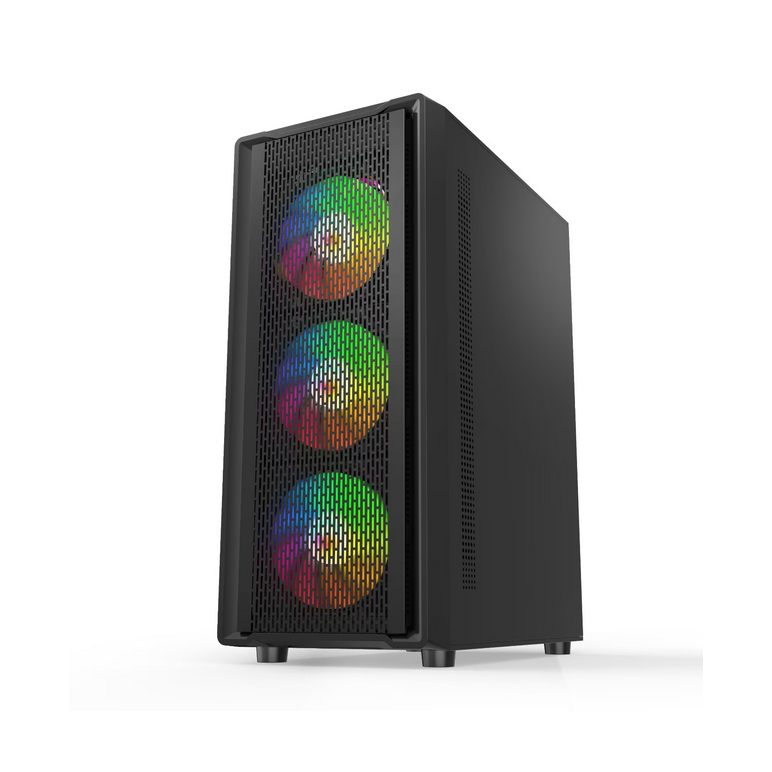 Carcasa pro gaming dune mid tower argb negru,  Carcase | electropc.ro