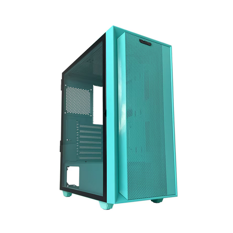 Carcasa pro gaming jungle mid tower argb cyan,  Carcase | electropc.ro
