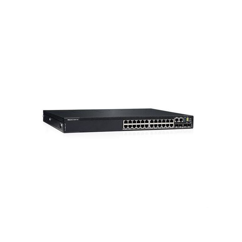 Dell emc switch n3224t-on, 24x1g rj-45, 4x10g sfp+, 2x100g qsfp28, 1xac psu, io/ps, os6,  3yr prosupport + nbd,  Switch-uri | electropc.ro