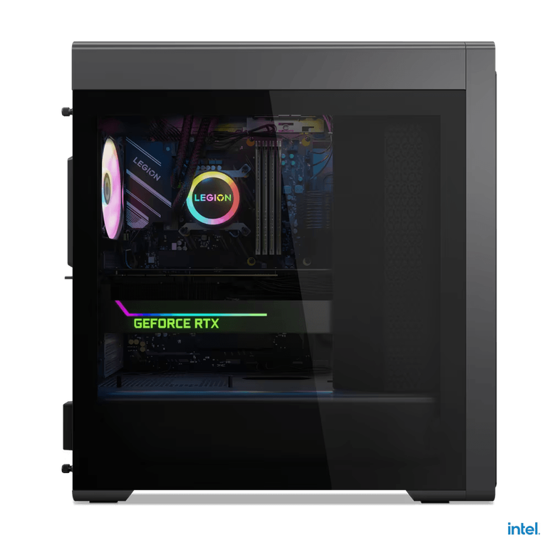 Desktop gaming lenovo legion t7 34irz8 , intel® core™ i7-14700kf, 20c (8p + 12e) / 28t, max turbo up to 5.6ghz, p-core 3.4 / 5.5ghz, e-core 2.5 / 4.3ghz, 33mb, video nvidia® geforce rtx™ 4070 ti super 16gb gddr6x, ram 2x 16gb udimm ddr5-5600, four ddr5 ud,  Desktop PC | electropc.ro