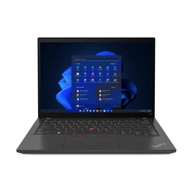 Laptop lenovo thinkpad p14s gen 4 (amd);14" 2.8k oled; amd ryzen 7 pro 7840u; integrated amd radeon 780m graphics; ram 64gb, ssd 2tb, 3yo, w11p,  Laptopuri | electropc.ro