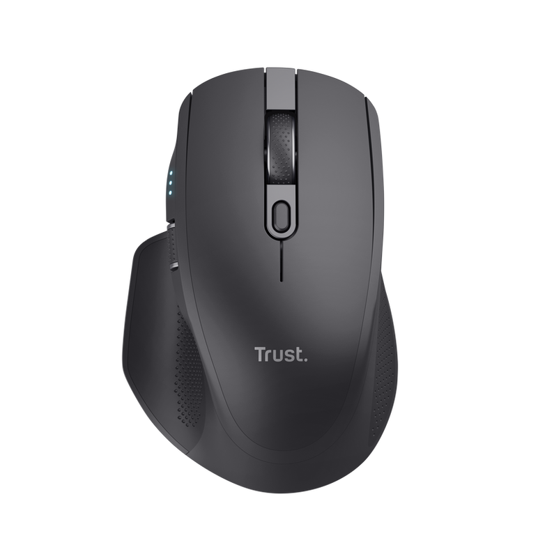 Mouse trust ozaa+, wireless rf 2.4ghz, bluetooth, conectivitate usb 1.1, 2.0, 3.0, rezolutie maxima 3200 dpi, negru,  Mouse | electropc.ro